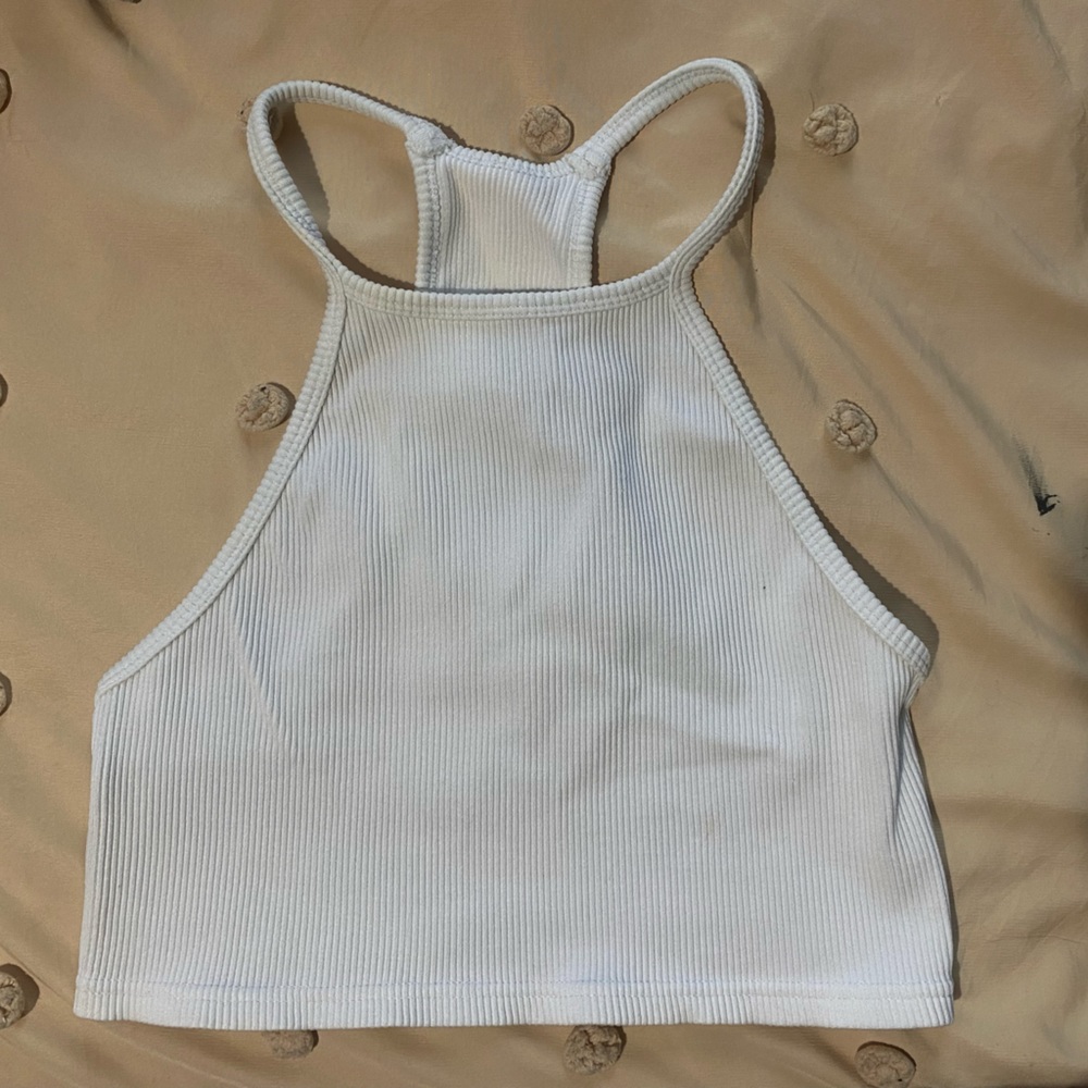 plain white tank